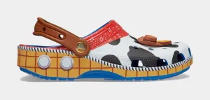 Sheriff Woody Classic Clog Preschool/Grade School Sandals (White/Brown) Free Shipping