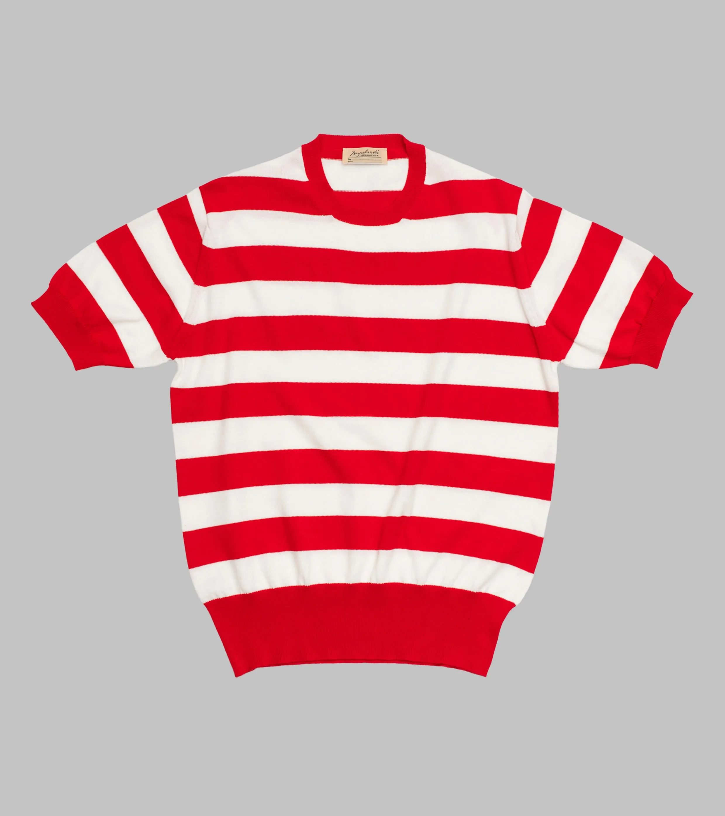 ‘Skipper’ Striped Tee Red/White