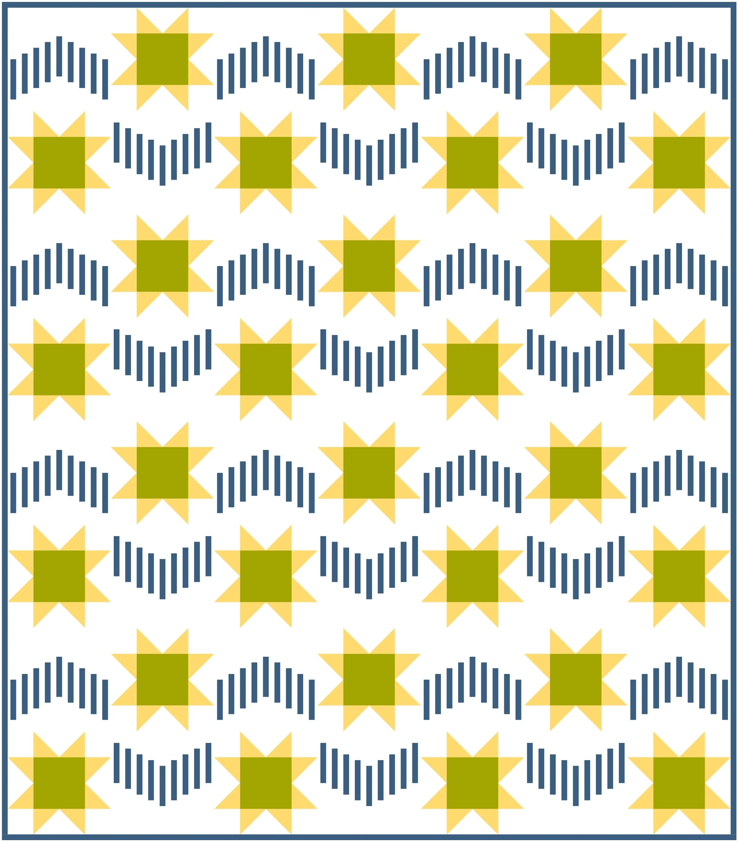 Sonar Quilt Block Pattern