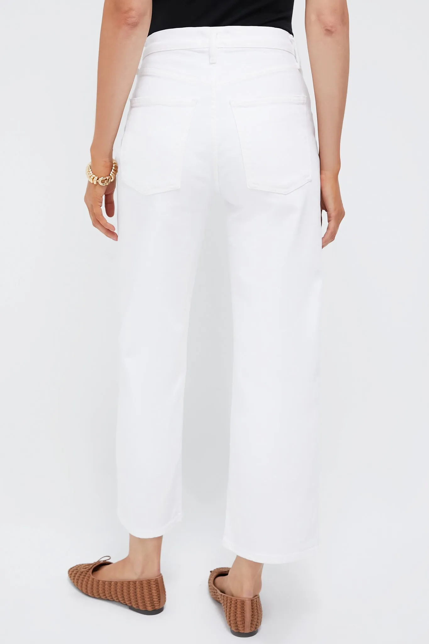 Sour Cream Harper Crop Jean
