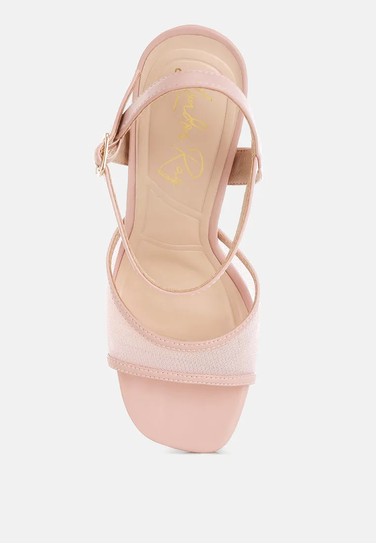 Square Toe Stiletto Heels By RUW