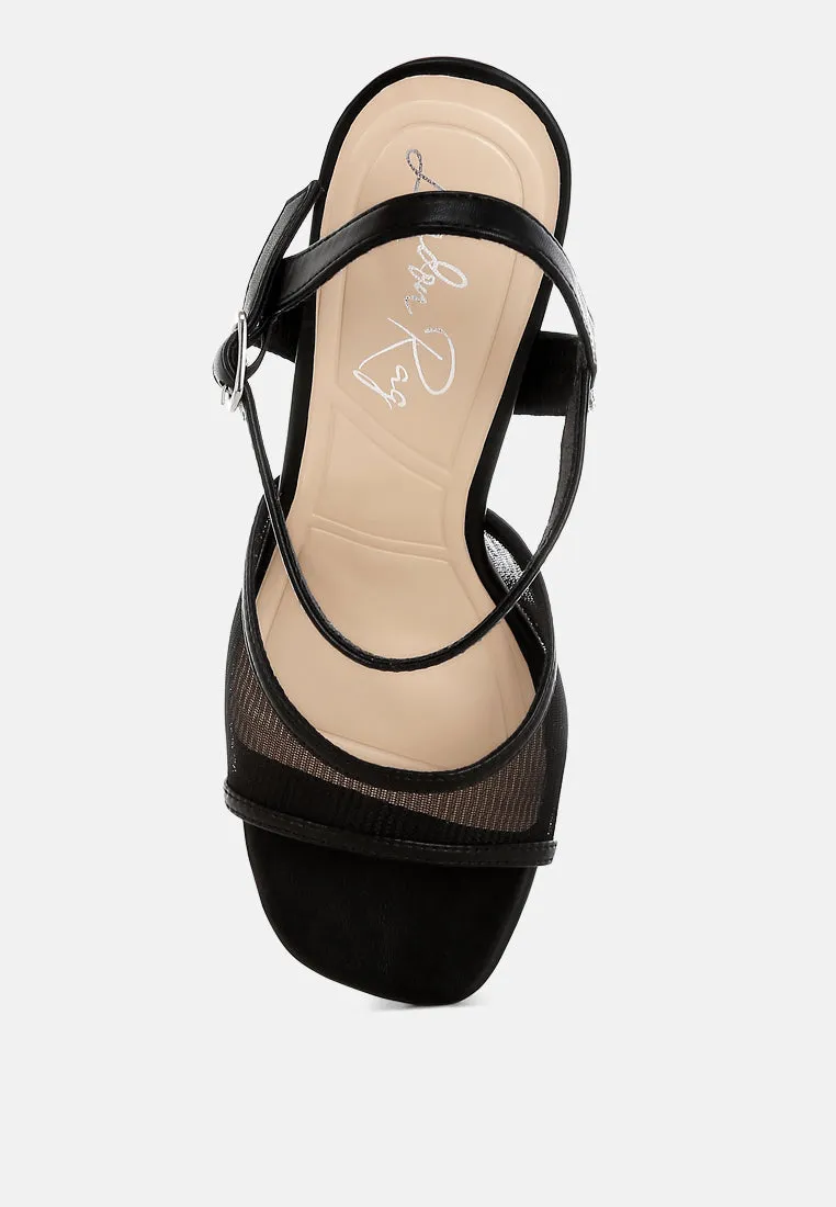 Square Toe Stiletto Heels By RUW