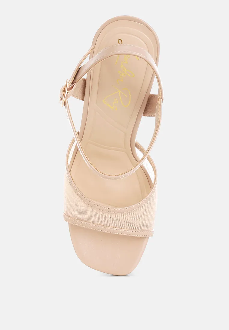 Square Toe Stiletto Heels By RUW