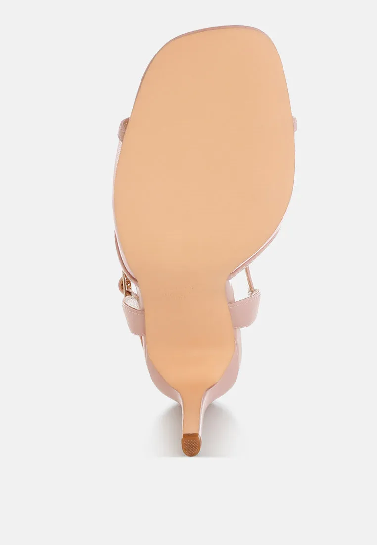 Square Toe Stiletto Heels By RUW
