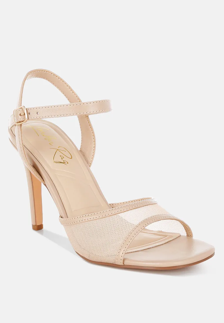 Square Toe Stiletto Heels By RUW