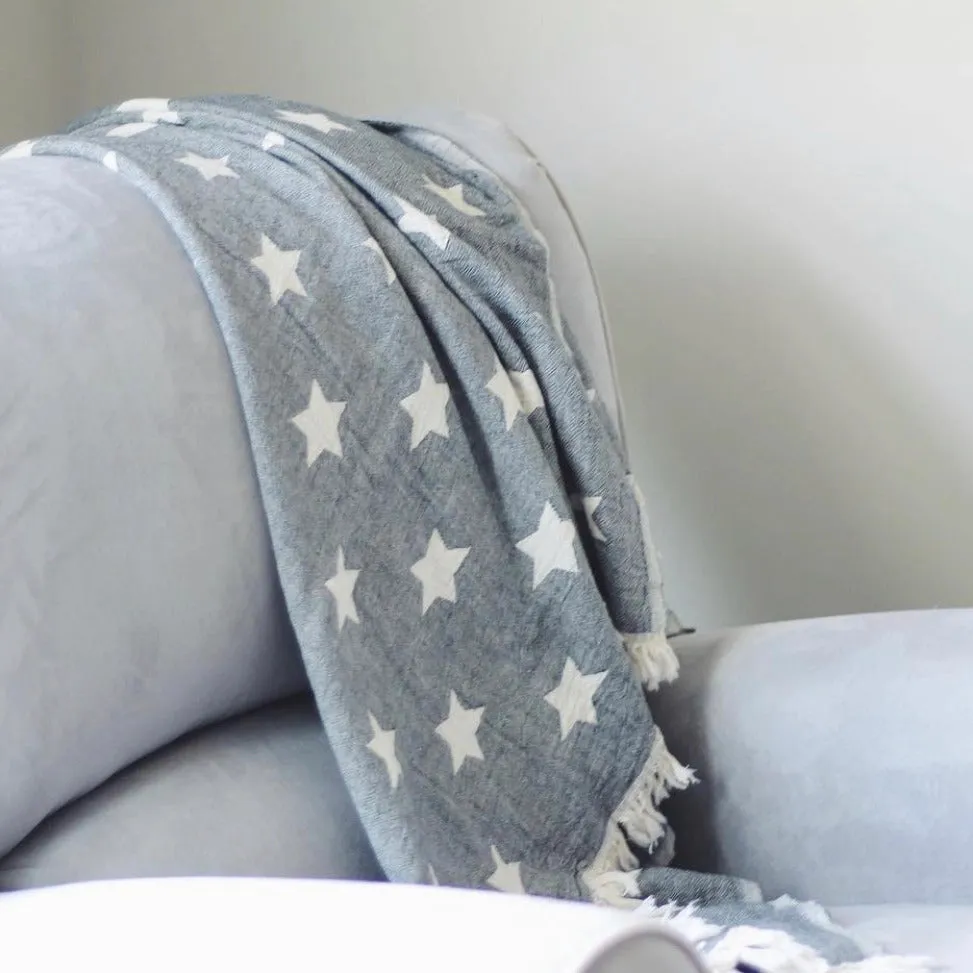 Starbright peshtemal throw towel