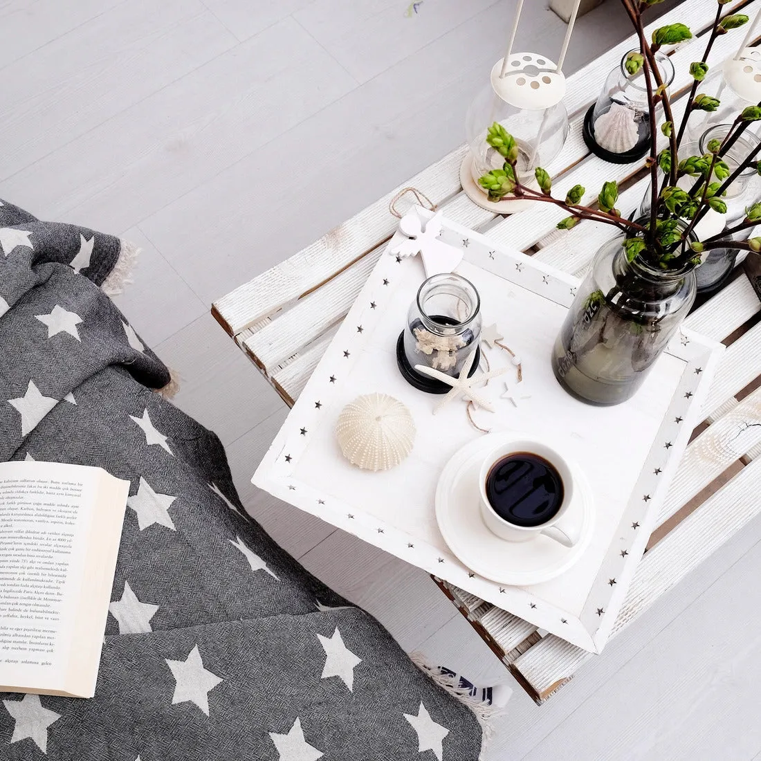 Starbright peshtemal throw towel