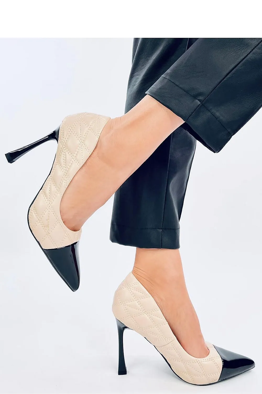 Strappy high heels