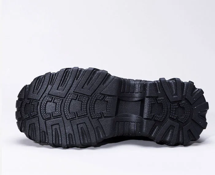 Stylish Women's Casual Sneakers with Perforated Knitted Upper for Comfort