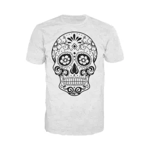 Sugar Skull Men's T-shirt (Heather Grey)