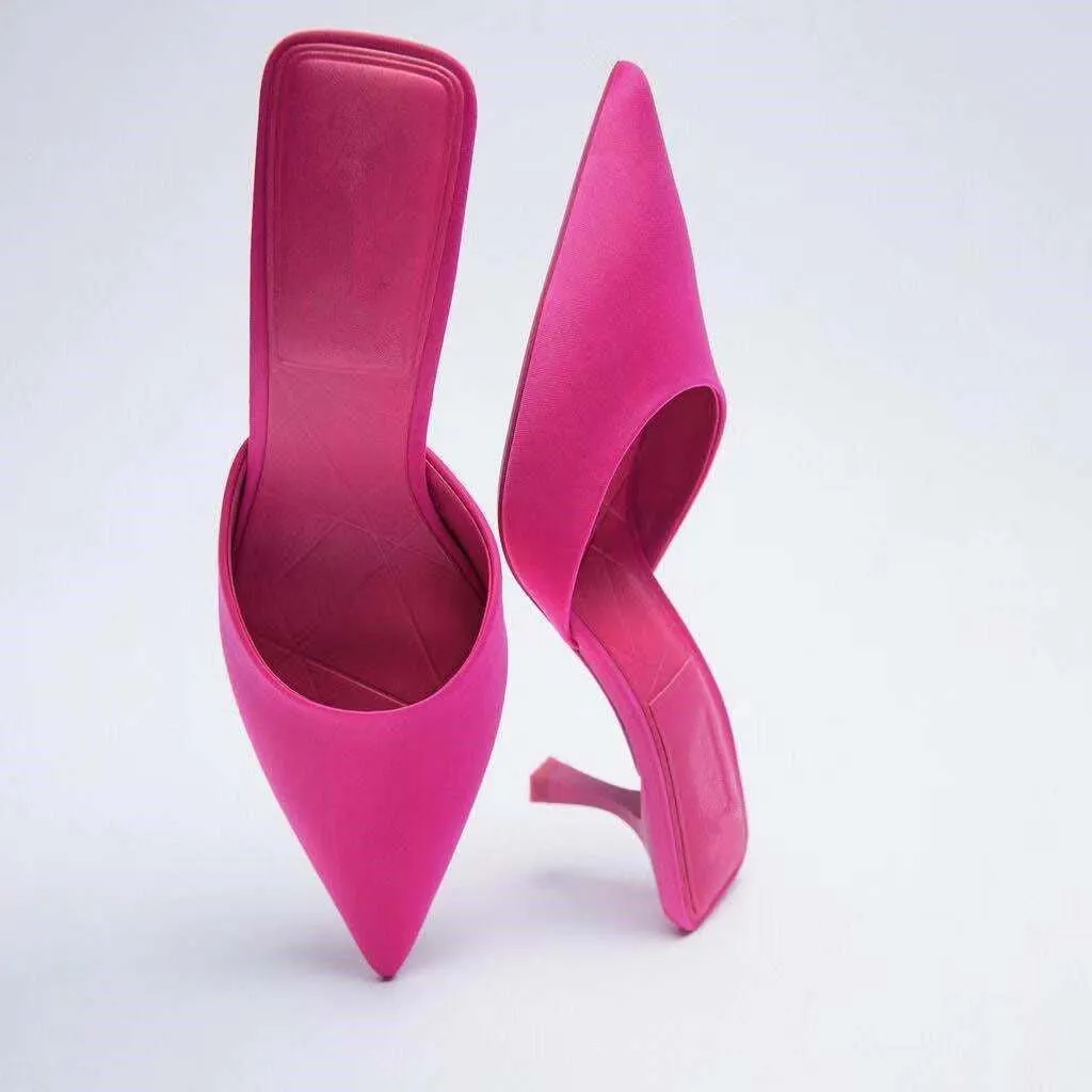 Summer Soft Pointed Toe Heels
