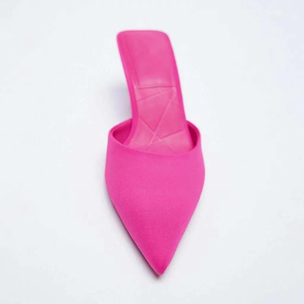 Summer Soft Pointed Toe Heels