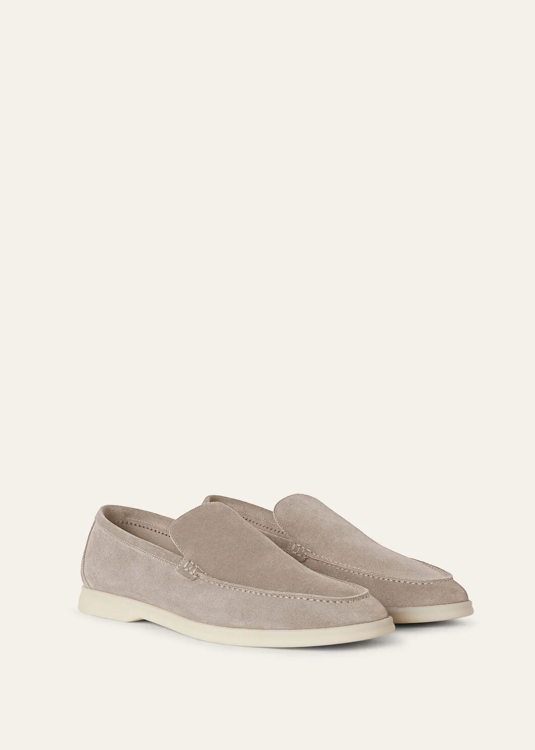Summer Walk in Beige Suede for Men