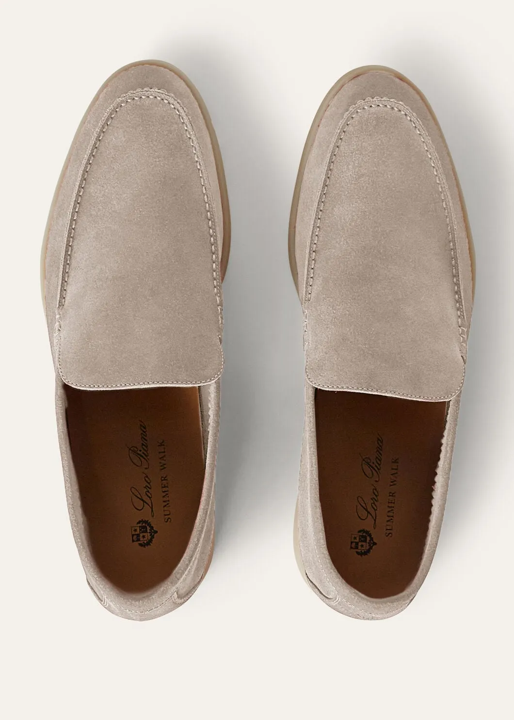 Summer Walk in Beige Suede for Men
