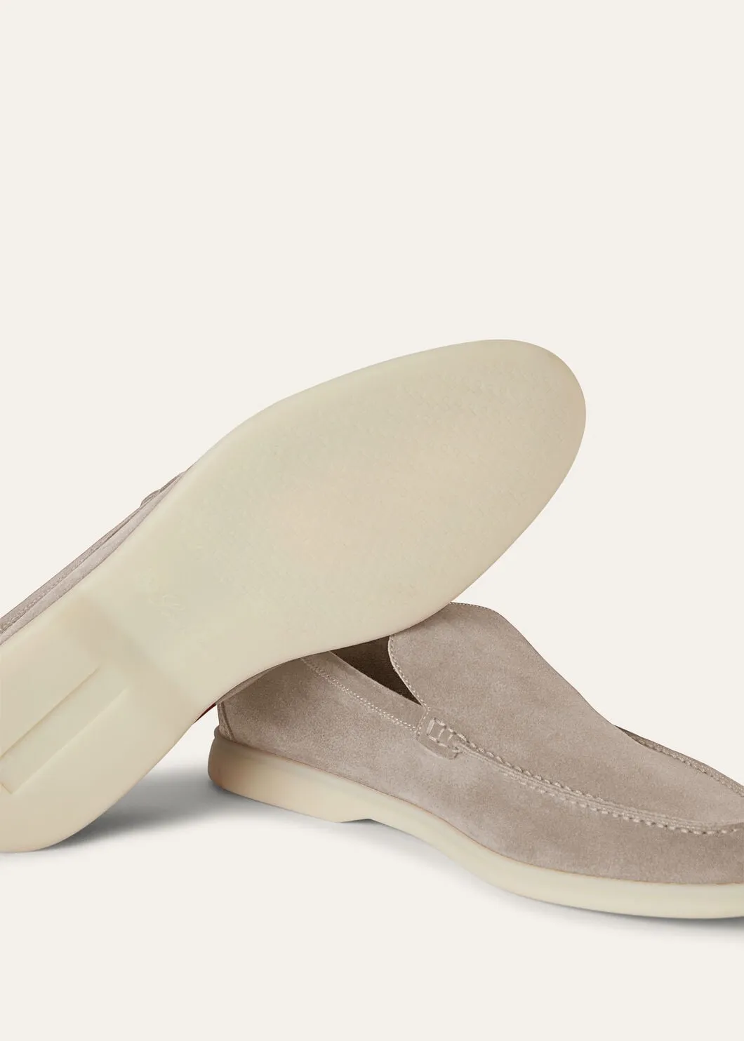 Summer Walk in Beige Suede for Men