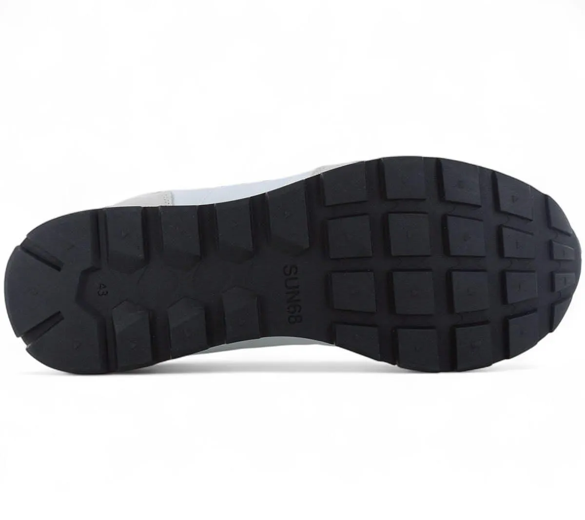 SUN68 Tom Fluo - Herren Sneakers Schuhe Weiß Z35102-01
