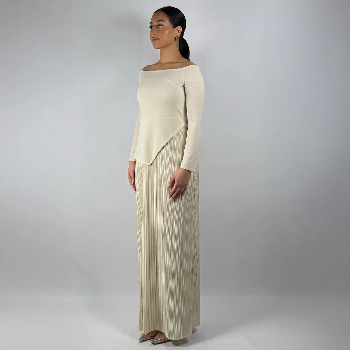The Beige Starfall Dress