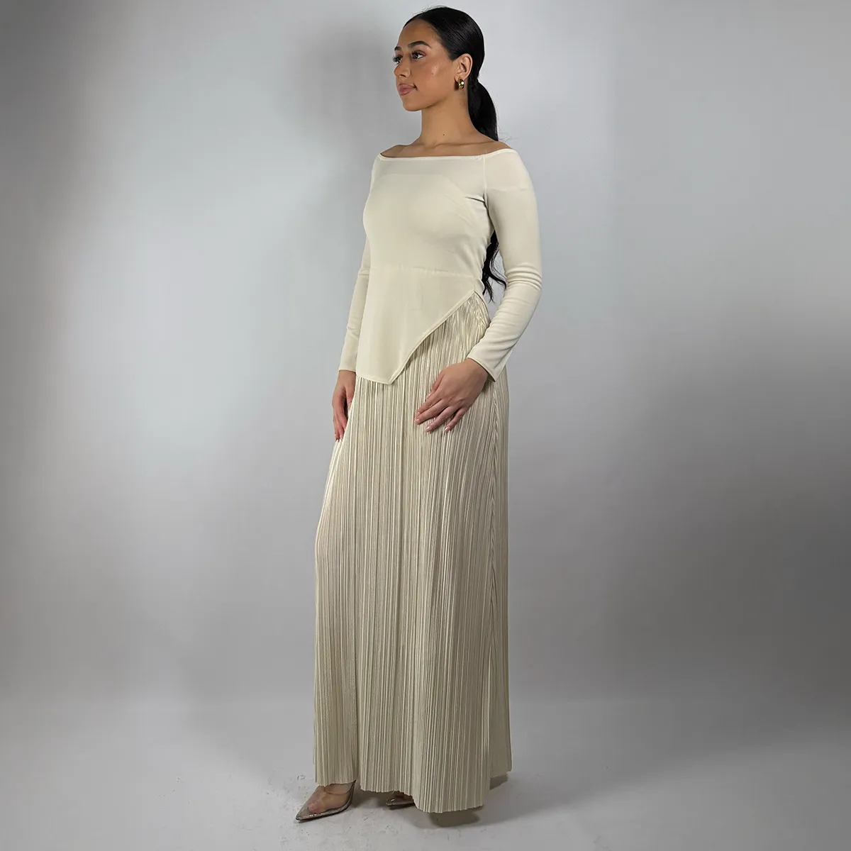The Beige Starfall Dress