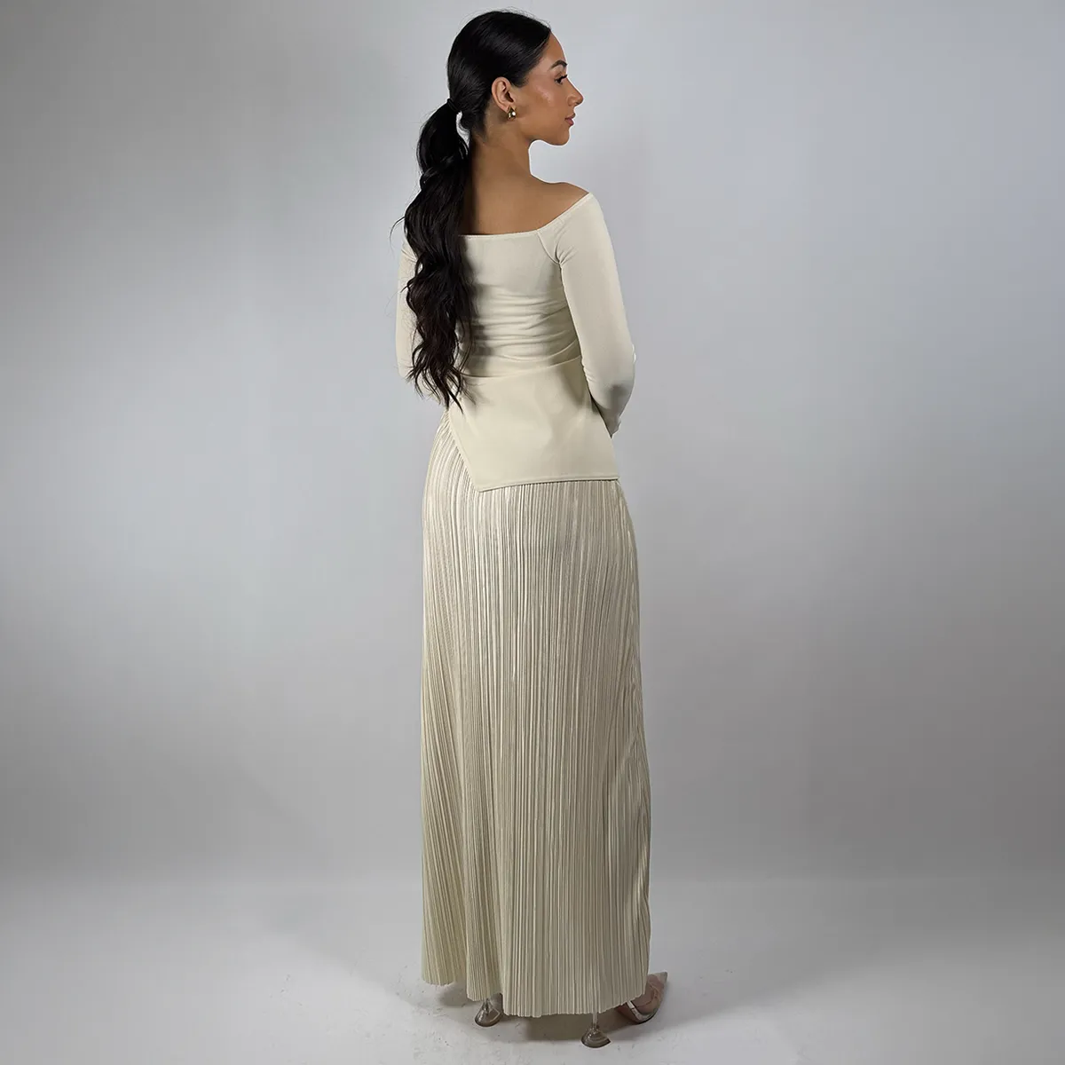 The Beige Starfall Dress