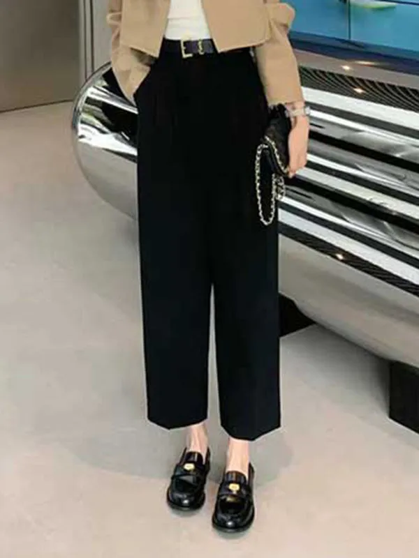 themeisles Split-Joint Round-Toe Loafers