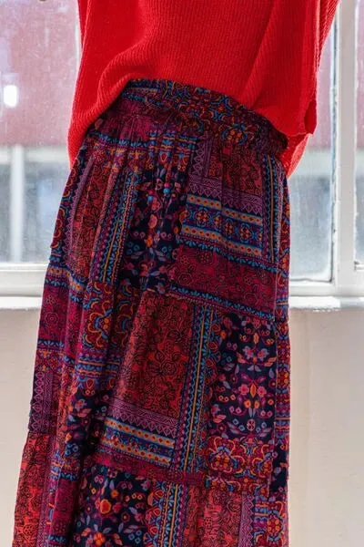 Tiered Maxi Skirt