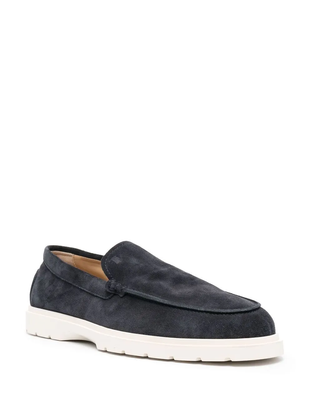 TOD'S Men's Suede Leather Loafers - Slip-On Design