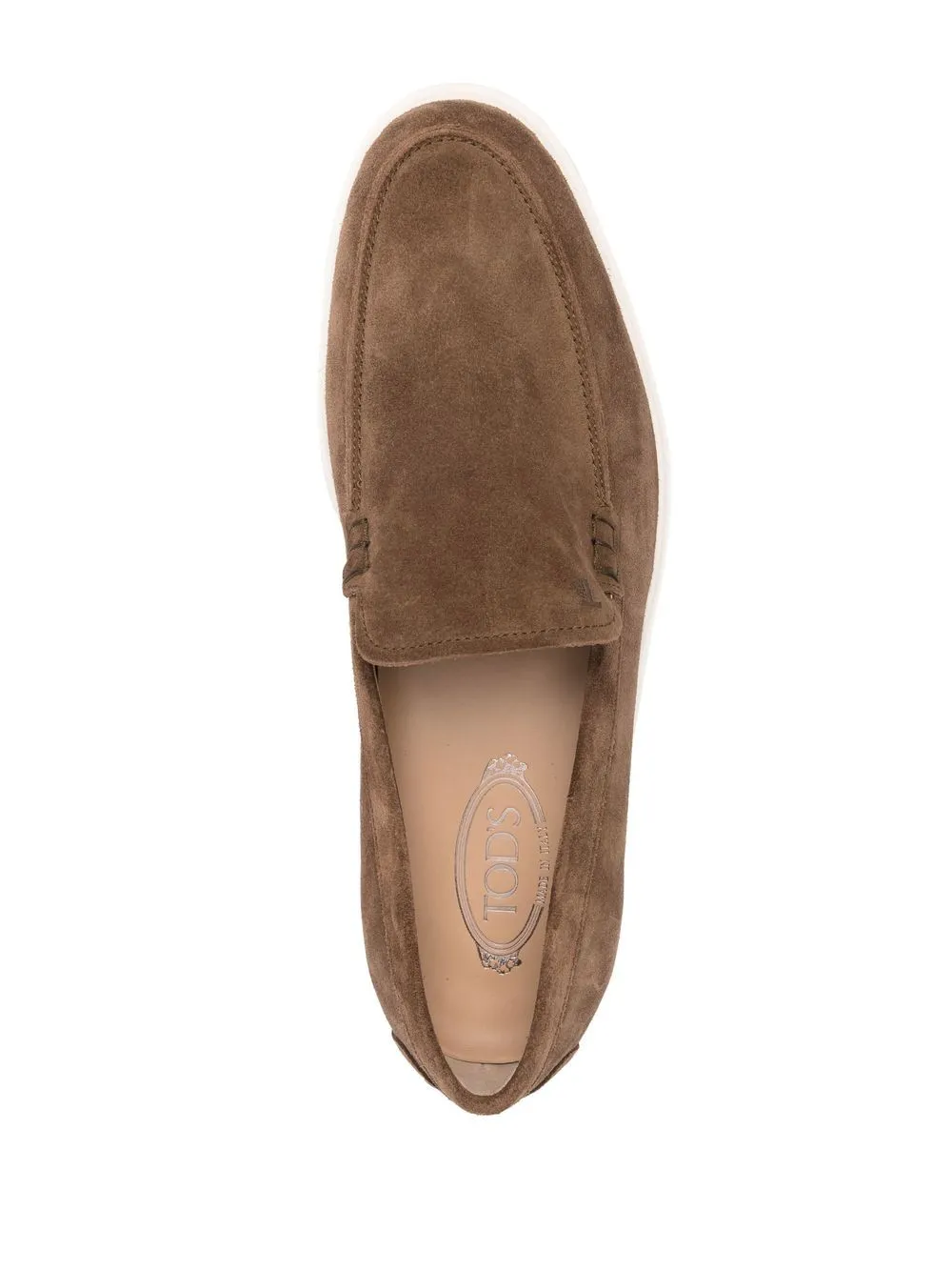 TOD'S Men's Suede Leather Loafers - Slip-On Design