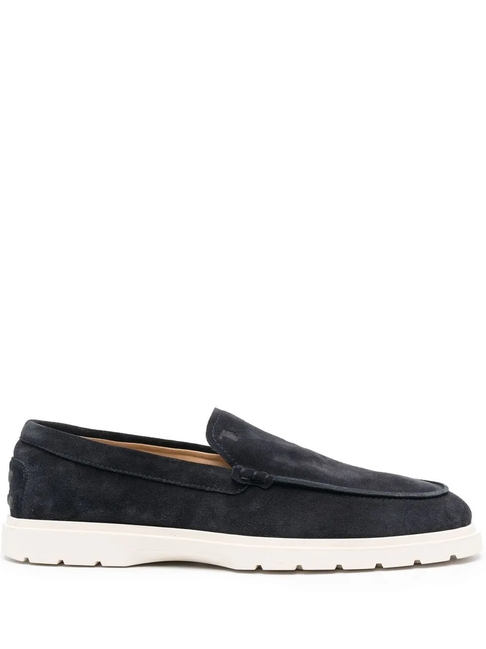 TOD'S Men's Suede Leather Loafers - Slip-On Design