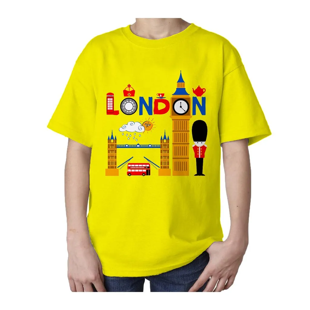 UA London Calling Tea Time Kids T-shirt (Yellow)