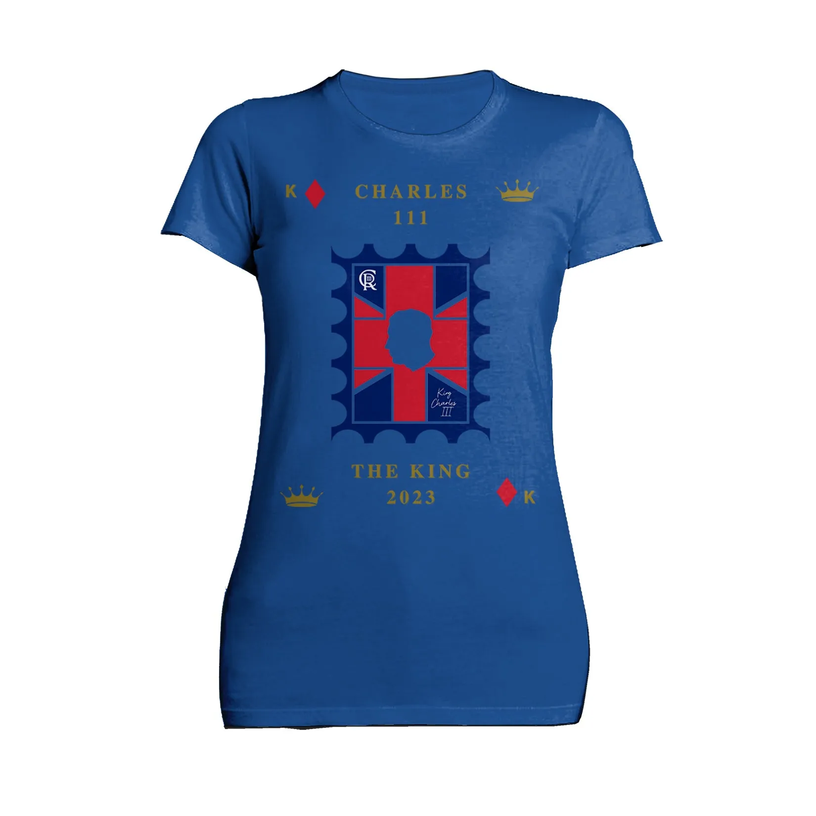 Urban Attitude Kings Coronation 2023 Stamp Charles III Women's T-shirt