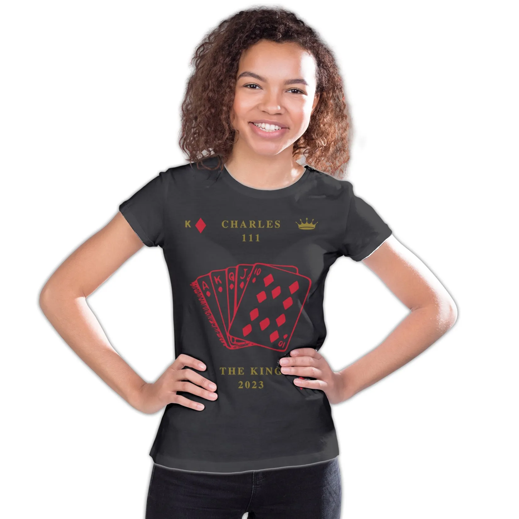 Urban Attitude Kings Coronation 2023 Stencil Royal Flush Youth T-shirt