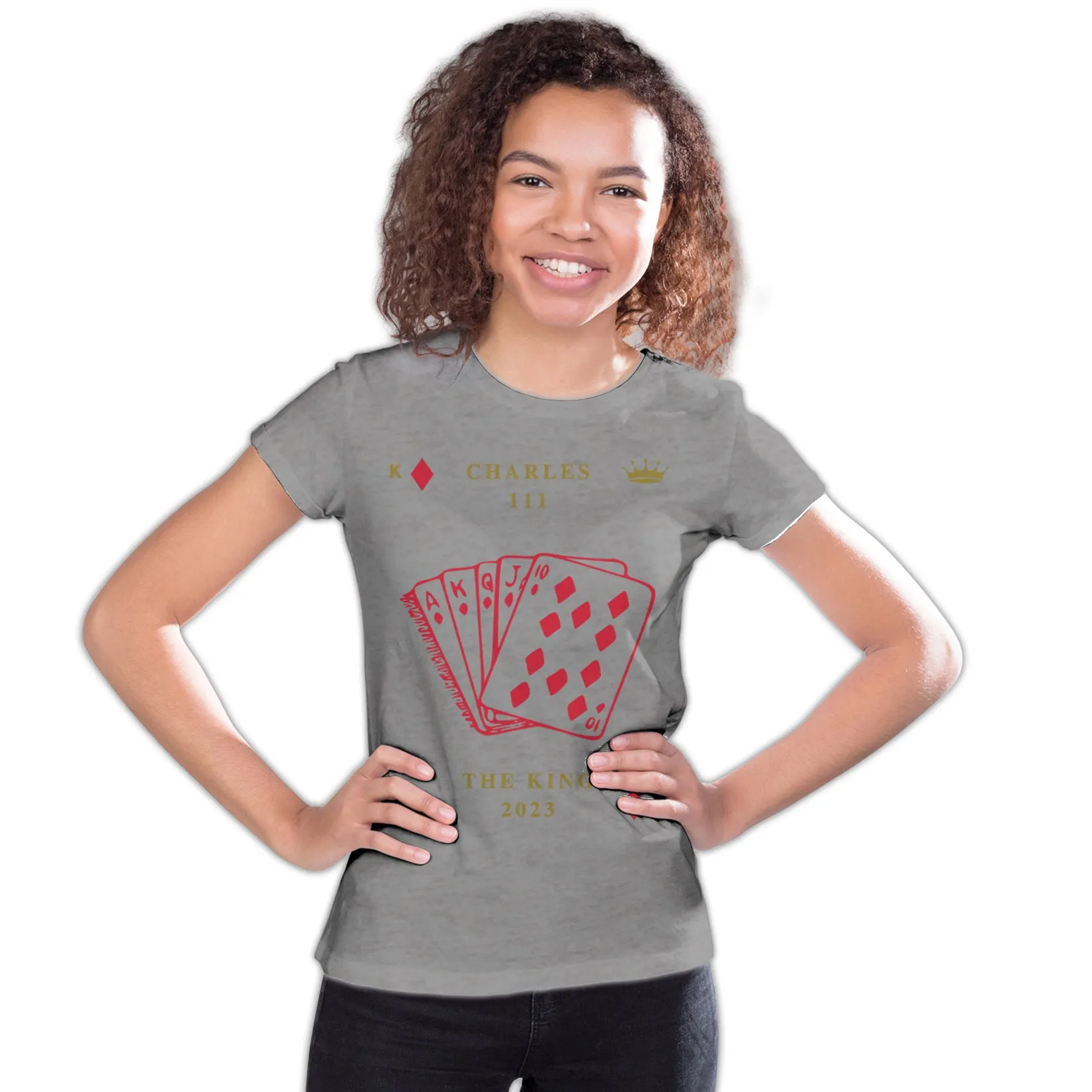 Urban Attitude Kings Coronation 2023 Stencil Royal Flush Youth T-shirt