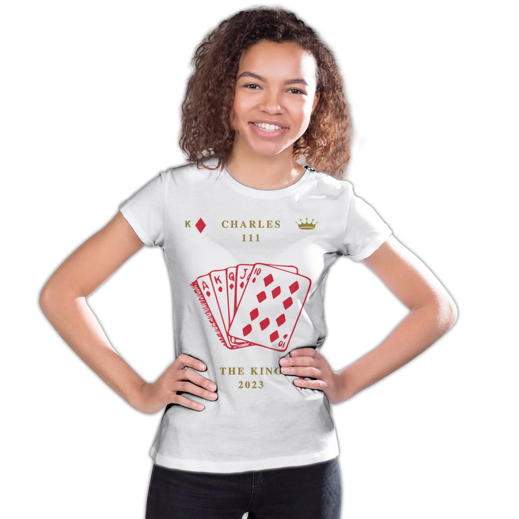 Urban Attitude Kings Coronation 2023 Stencil Royal Flush Youth T-shirt