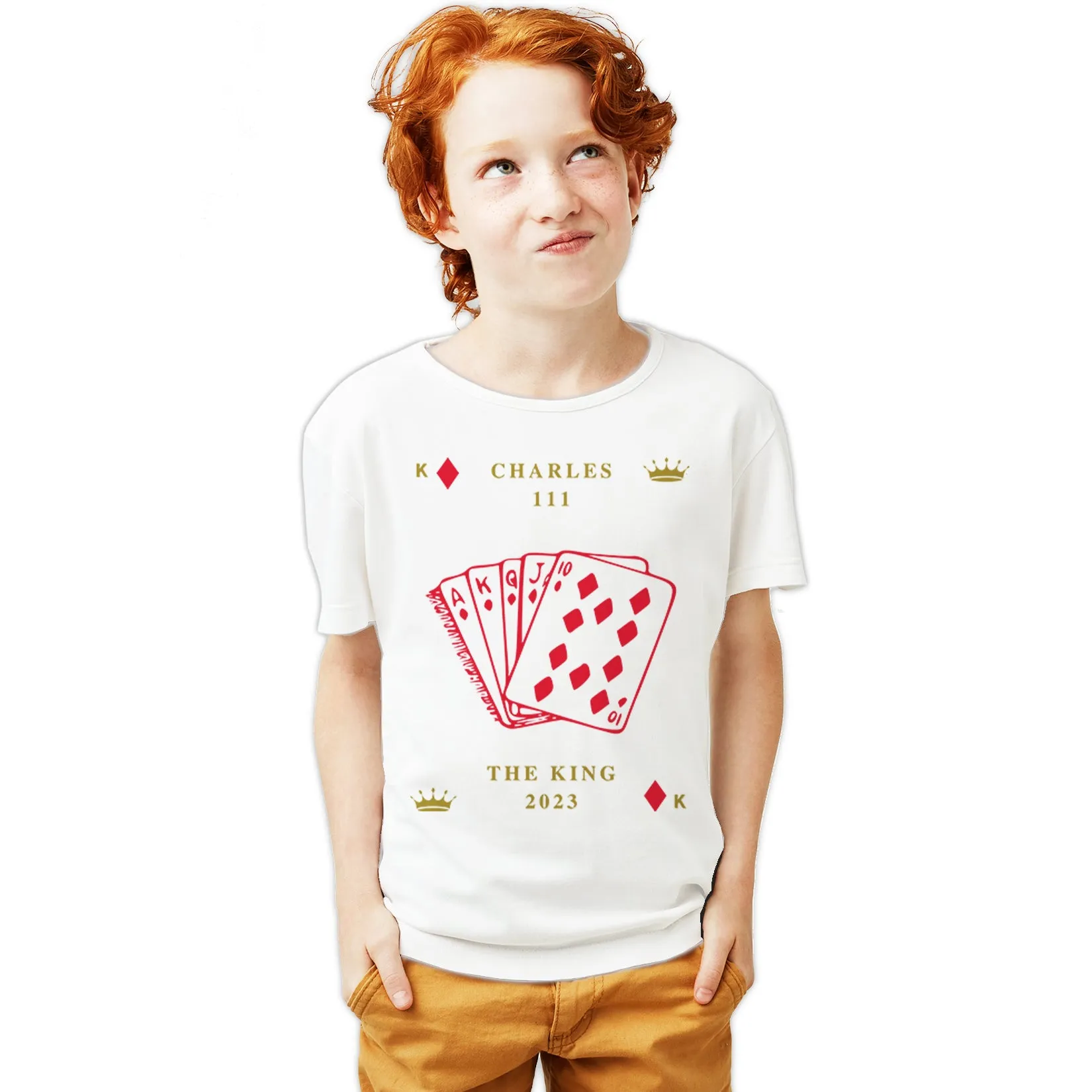 Urban Attitude Kings Coronation 2023 Stencil Royal Flush Youth T-shirt