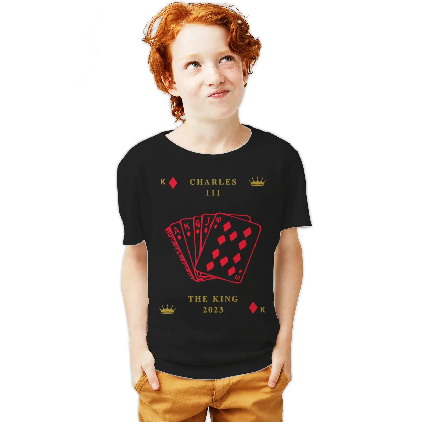 Urban Attitude Kings Coronation 2023 Stencil Royal Flush Youth T-shirt