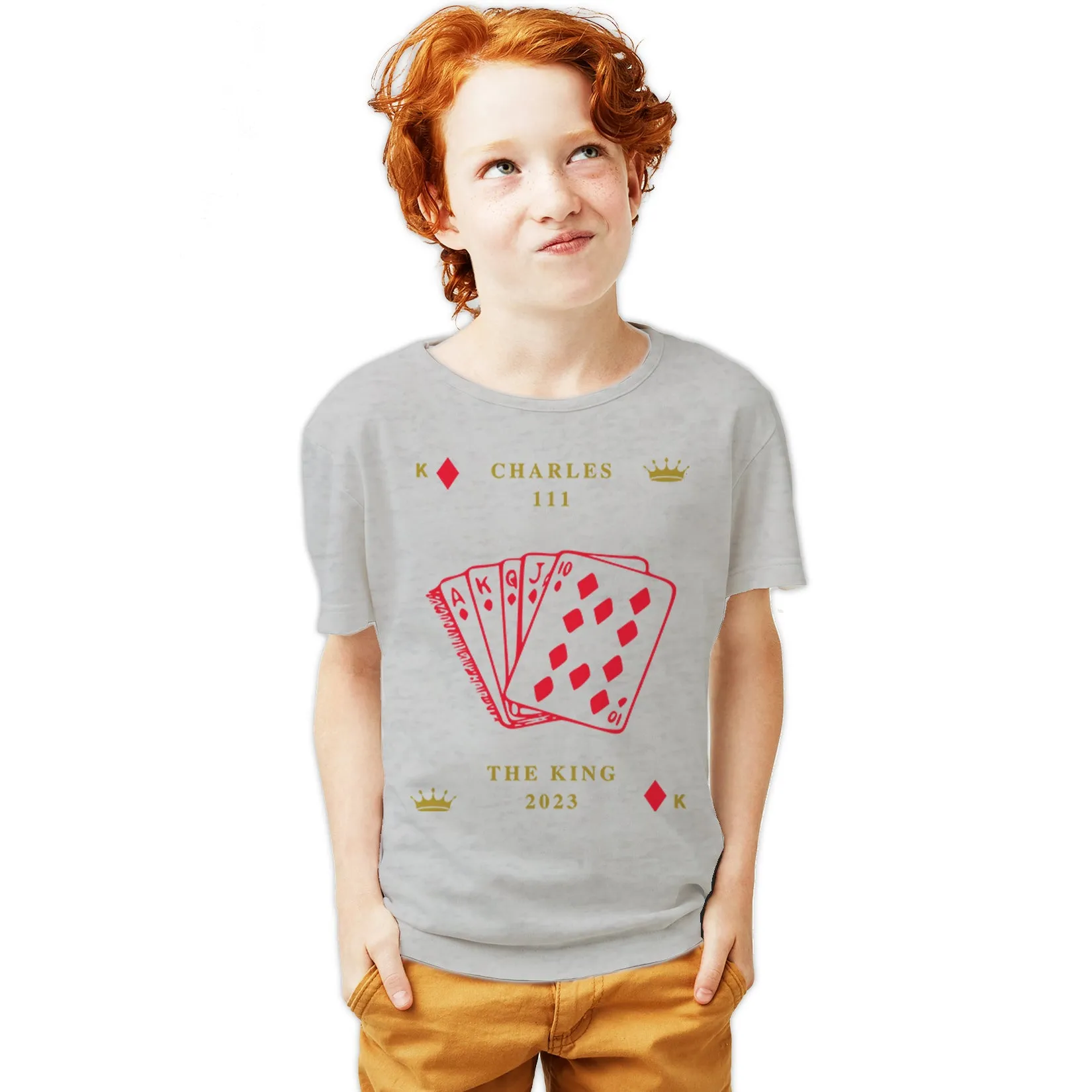 Urban Attitude Kings Coronation 2023 Stencil Royal Flush Youth T-shirt