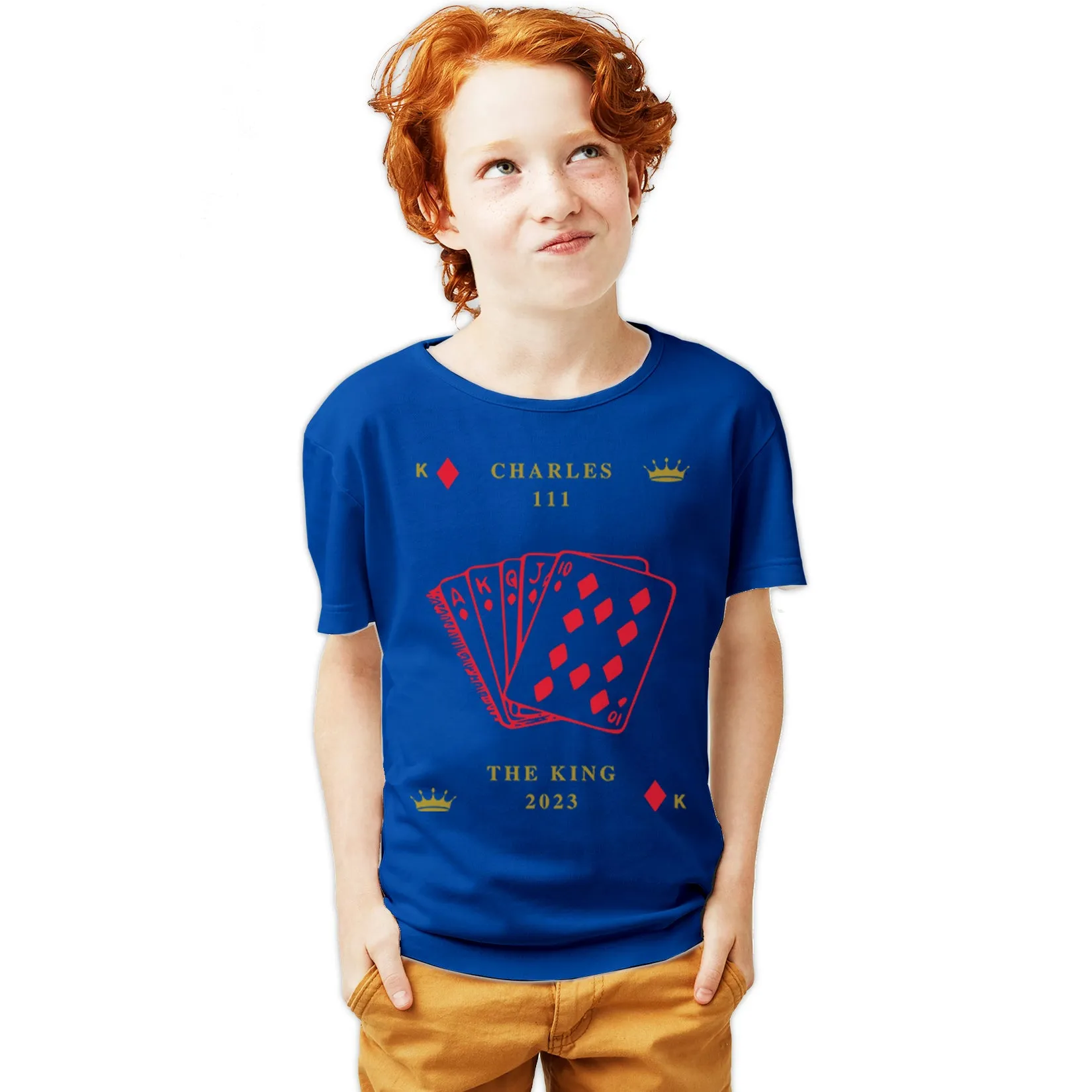 Urban Attitude Kings Coronation 2023 Stencil Royal Flush Youth T-shirt