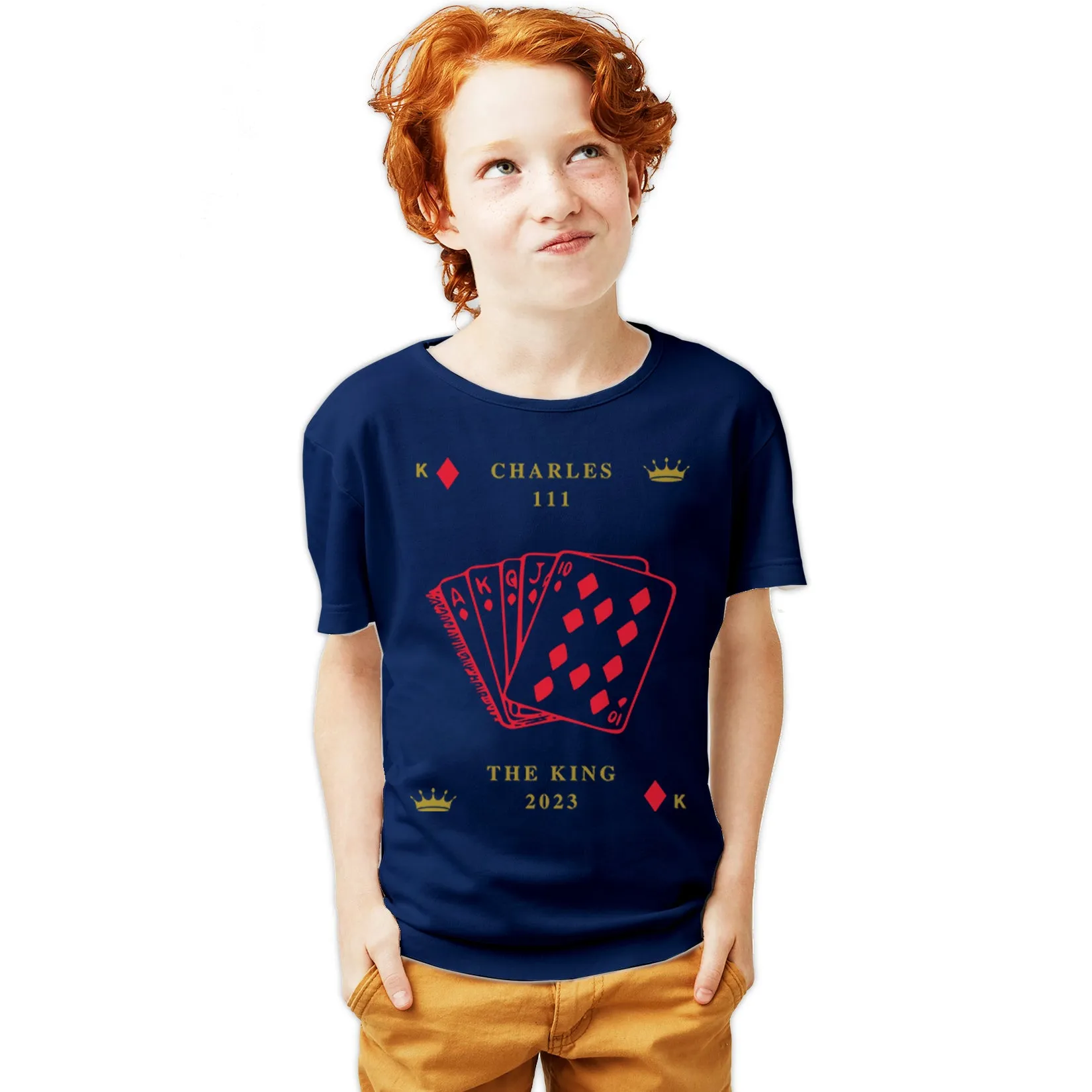 Urban Attitude Kings Coronation 2023 Stencil Royal Flush Youth T-shirt