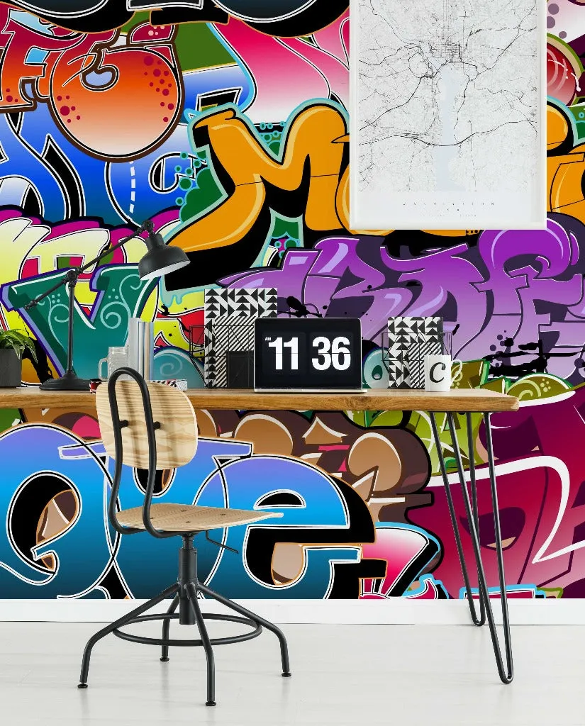 Urban Colors Wallpaper Mural