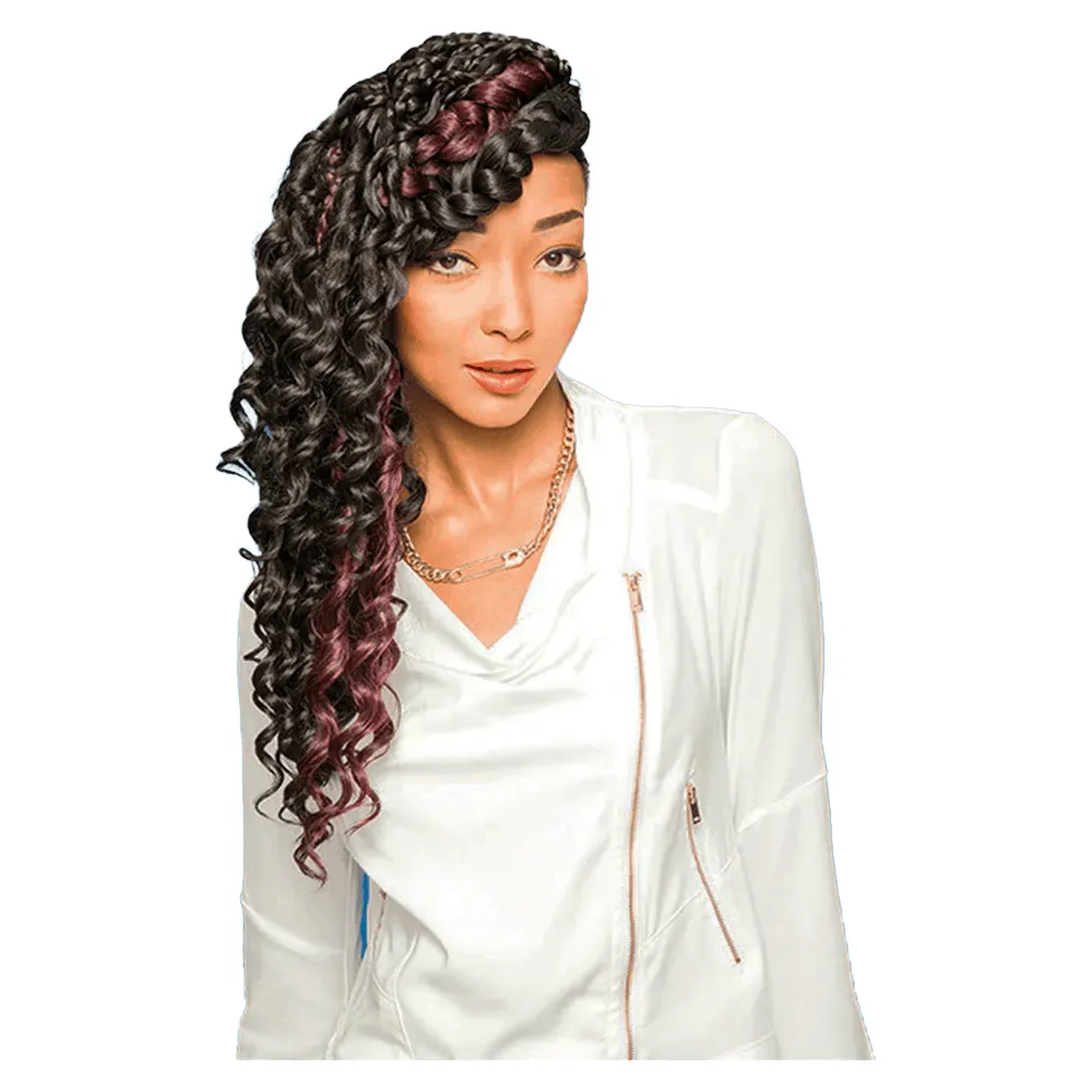 Urban Hi-Roller Crochet Braid Bulk Synthetic Hair 14'' #4/27STK