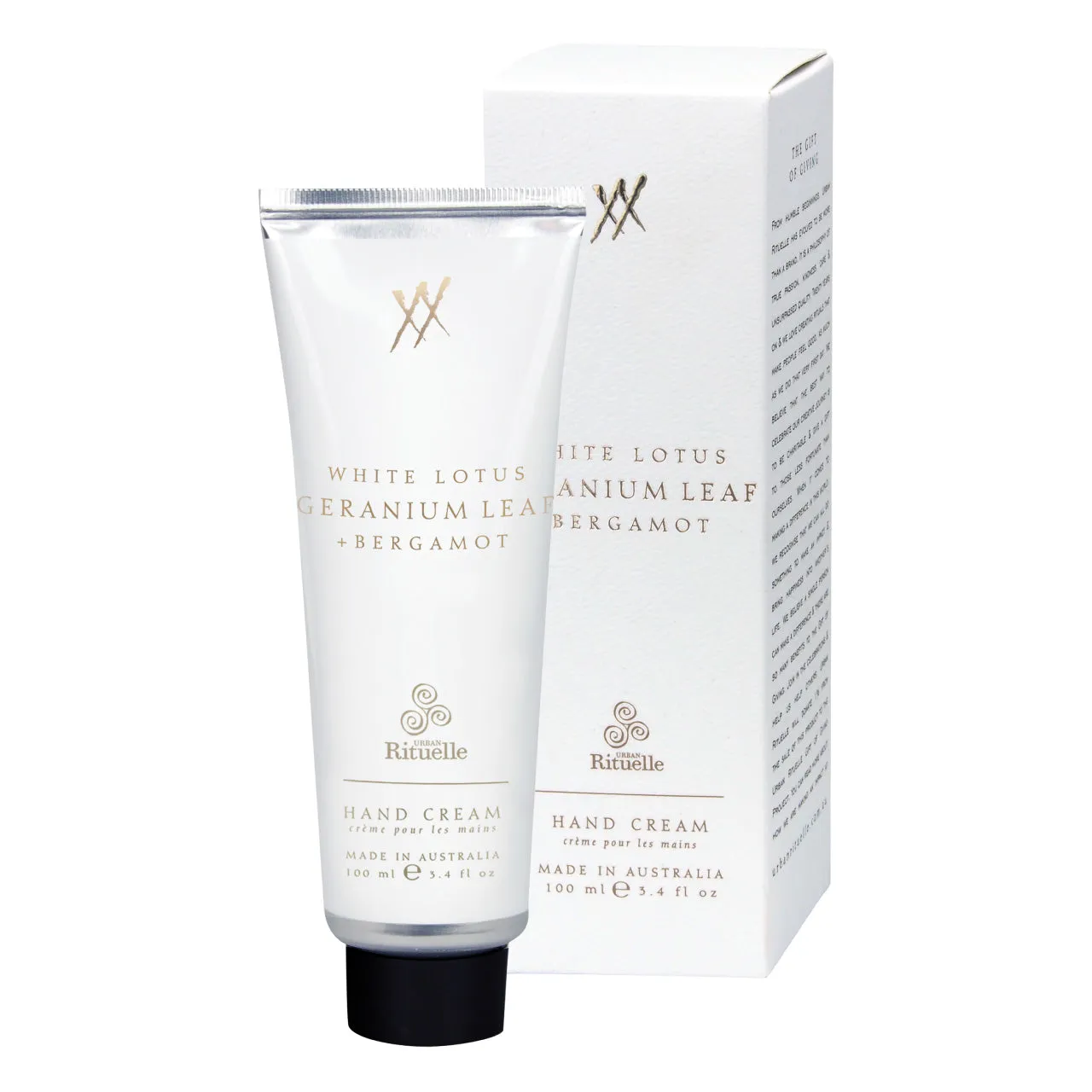 Urban Rituelle Alchemy White Lotus, Geranium Leaf & Bergamot Hand Cream
