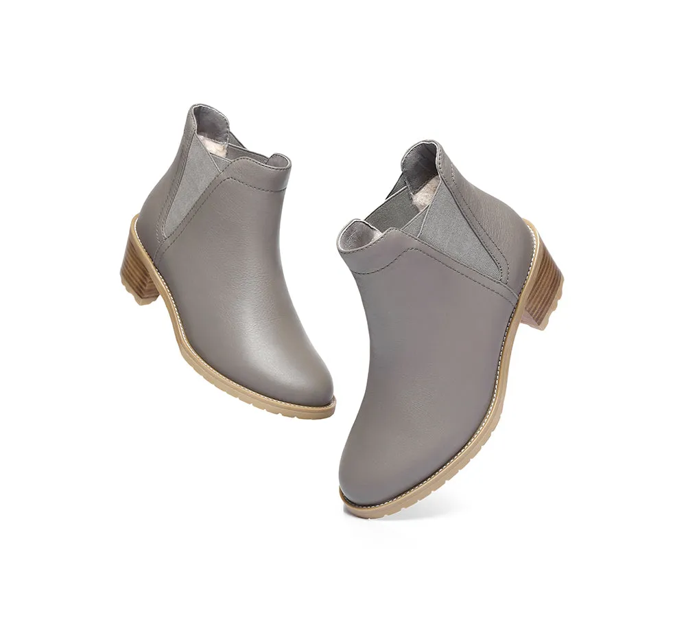 Urban Women Boots Fashion Ankle Heel chelsea