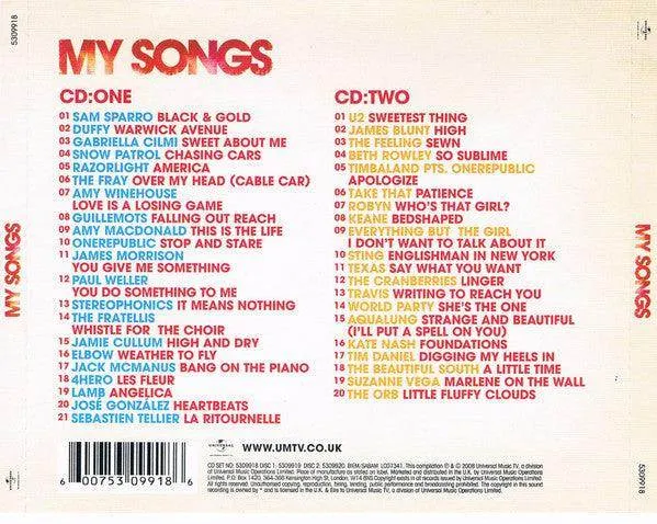 Various: My Songs (2xCD, Comp)