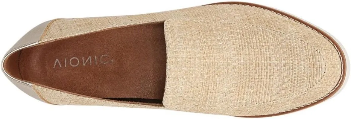 Vionic Women's Kensley Natural Beige Slip On Loafers
