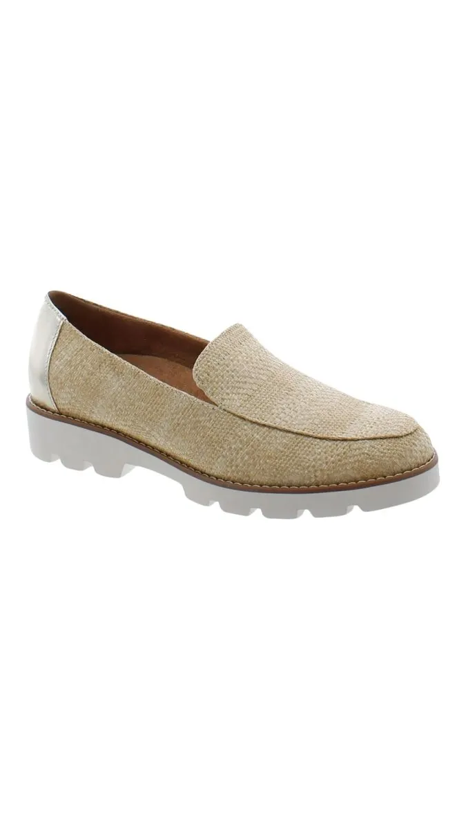 Vionic Women's Kensley Natural Beige Slip On Loafers