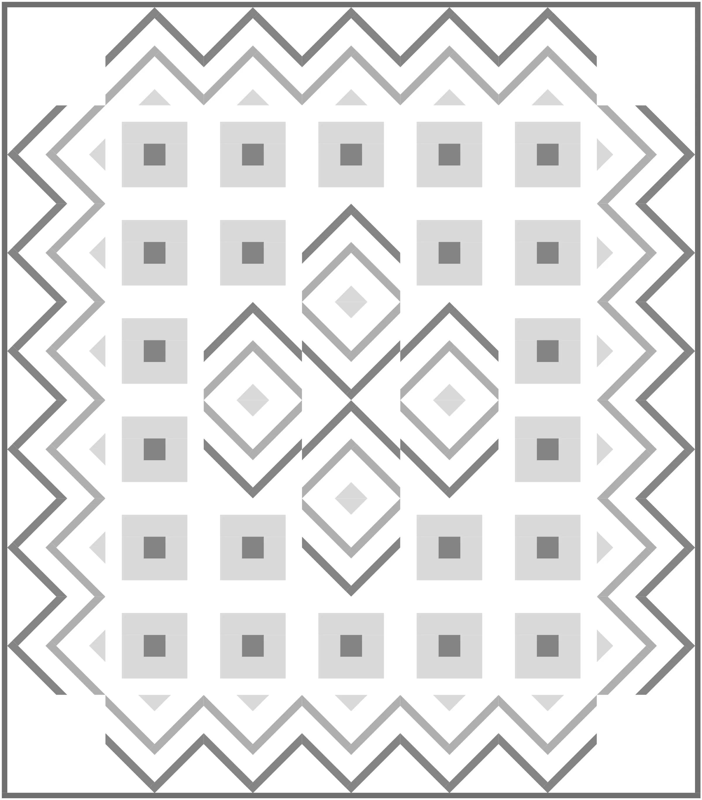 Waves Quilt Block Pattern