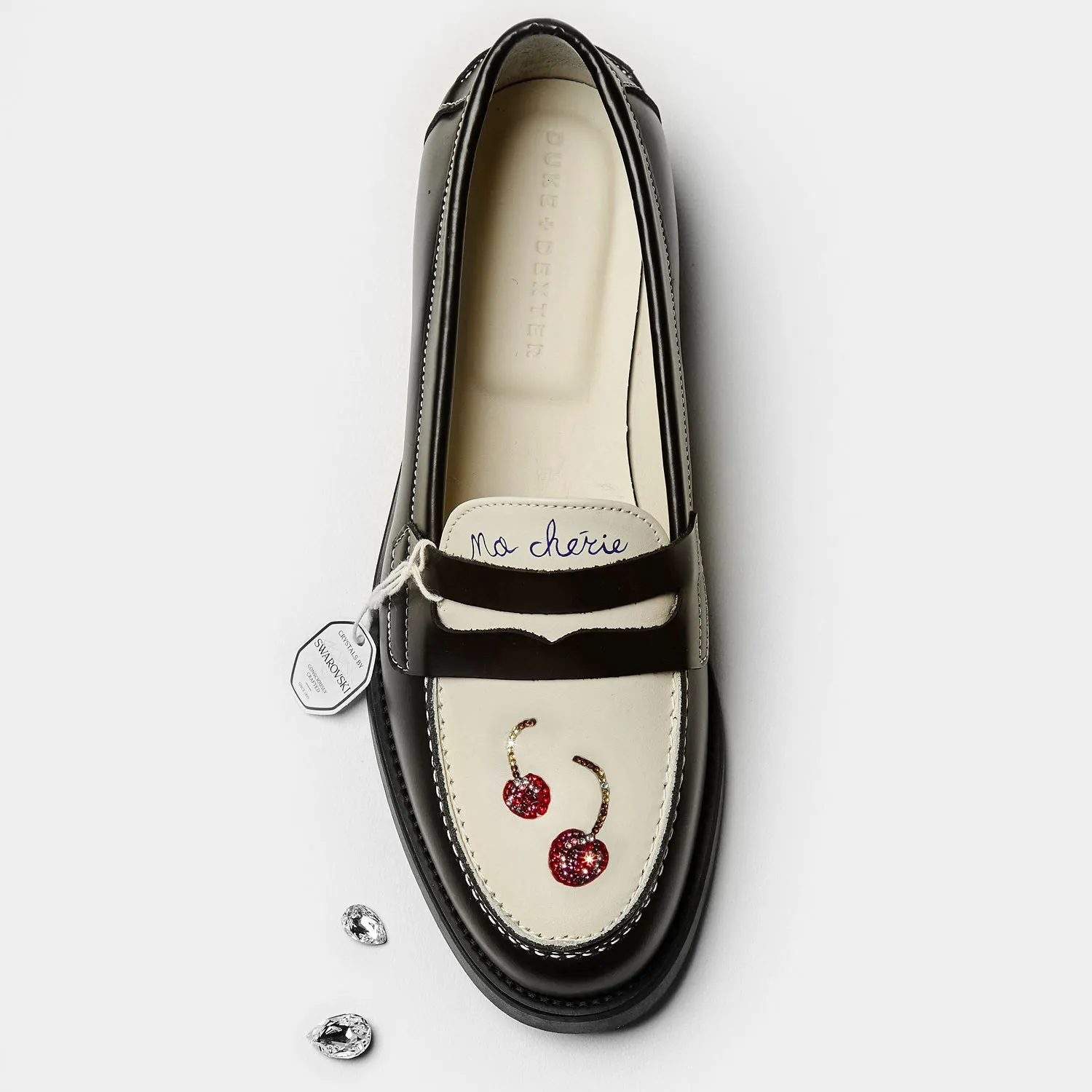 Wilde Swarovski Crystals Cherry Penny Loafer - Women's