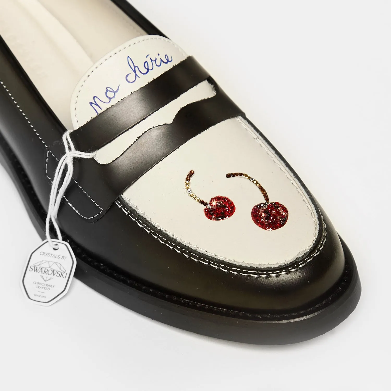 Wilde Swarovski Crystals Cherry Penny Loafer - Women's