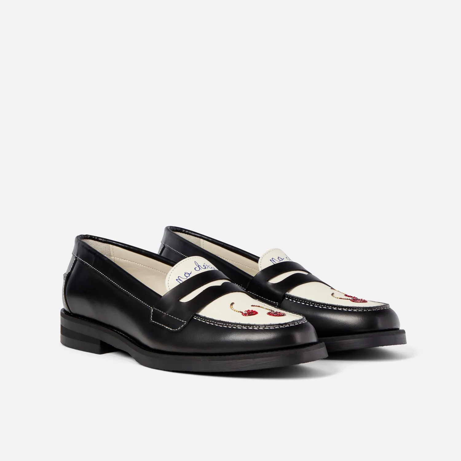 Wilde Swarovski Crystals Cherry Penny Loafer - Women's