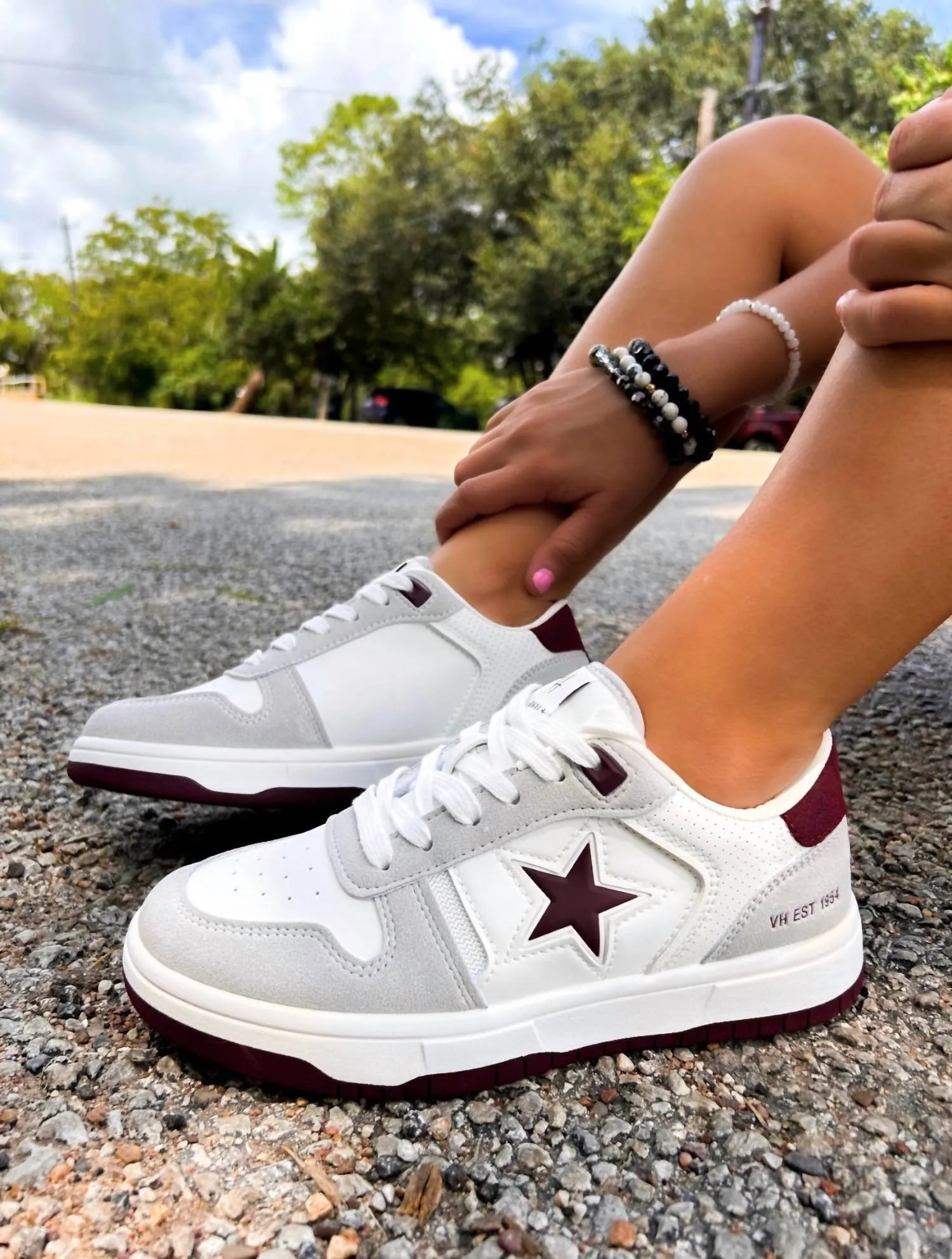 Women's Fresh Pop Sneaker Shoes In White